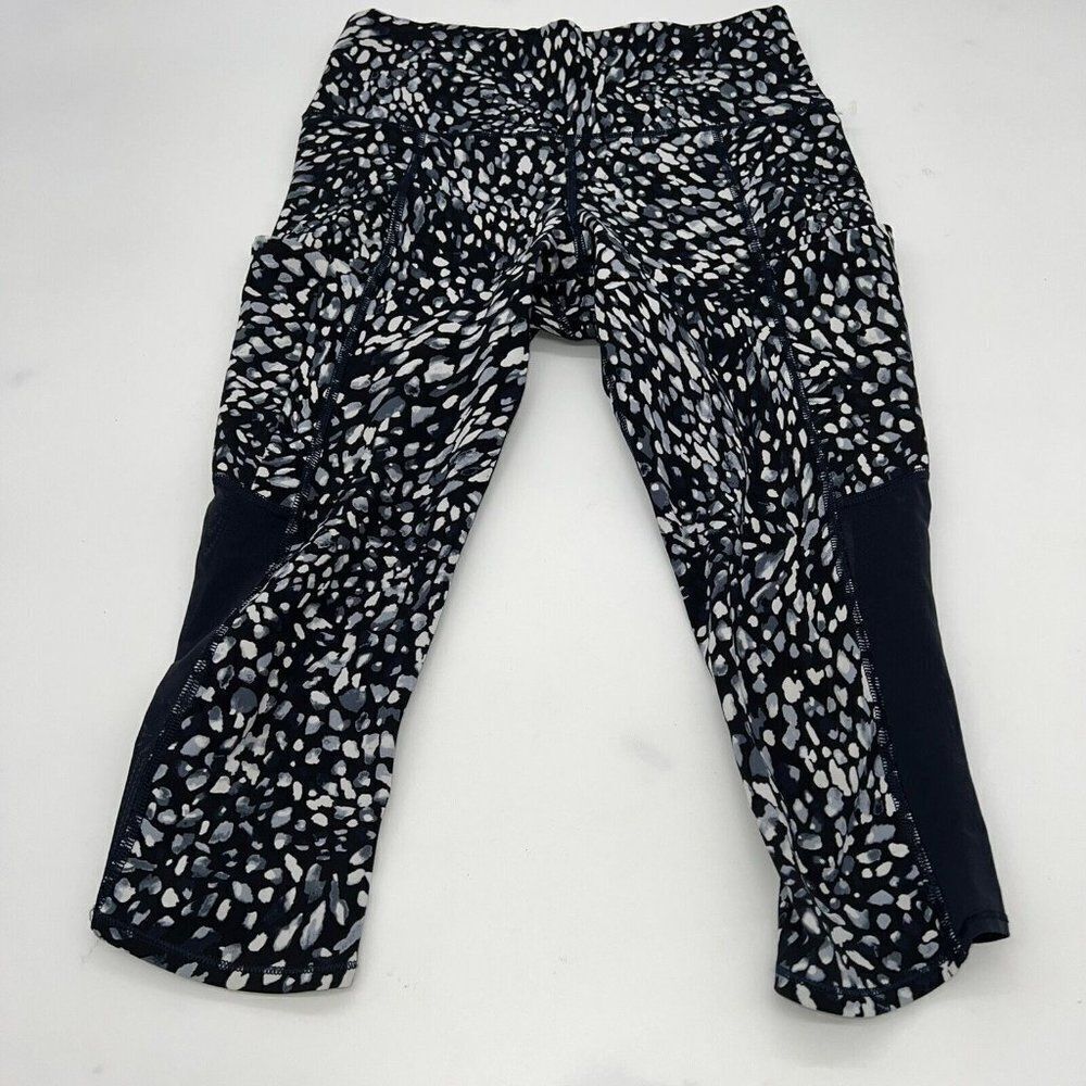 Athleta Spotty Up For Anything All In Crop Leggings Women's Size XSmall
